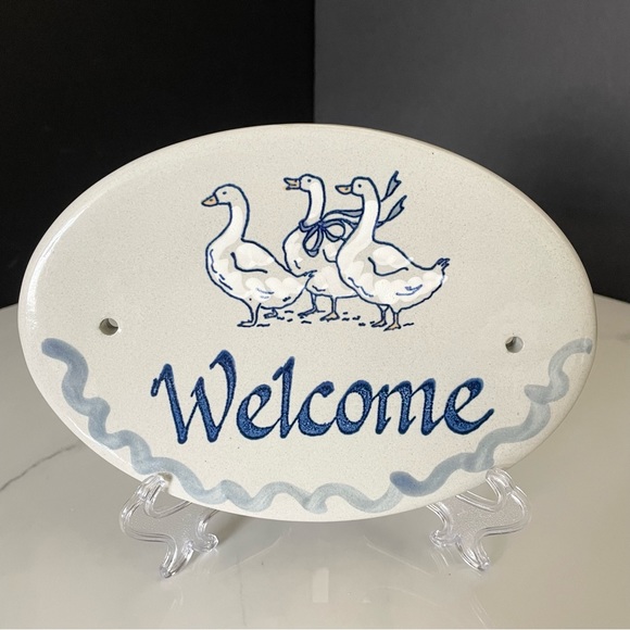 Louisville Stoneware Other - Geese Welcome Sign by Louisville Stoneware